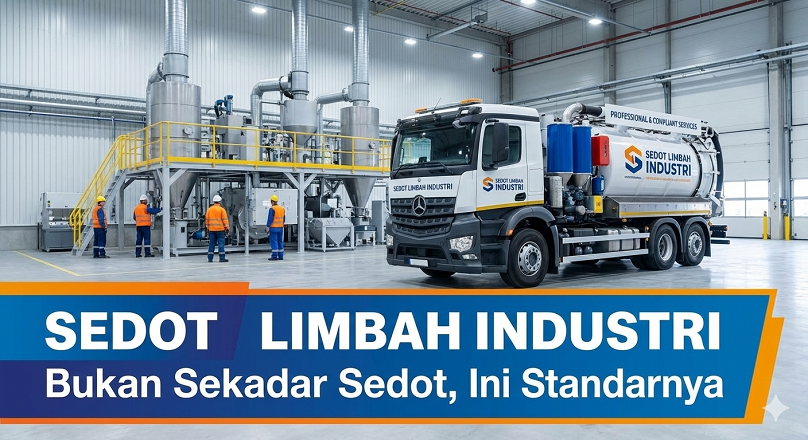 Sedot Limbah Industri Bukan Sekadar Sedot, Ini Standar yang Wajib Dipenuhi