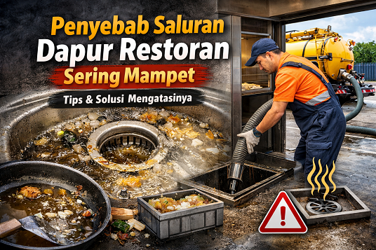 Penyebab Saluran Dapur Restoran Sering Mampet dan Cara Mengatasinya