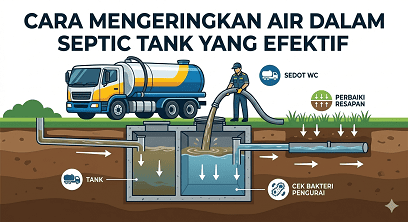Cara Mengeringkan Air dalam Septic Tank yang Efektif