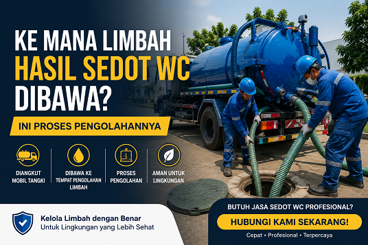 limbah sedot wc dibuang kemana